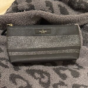 Kate Spade Black and Silver Women's Pouch